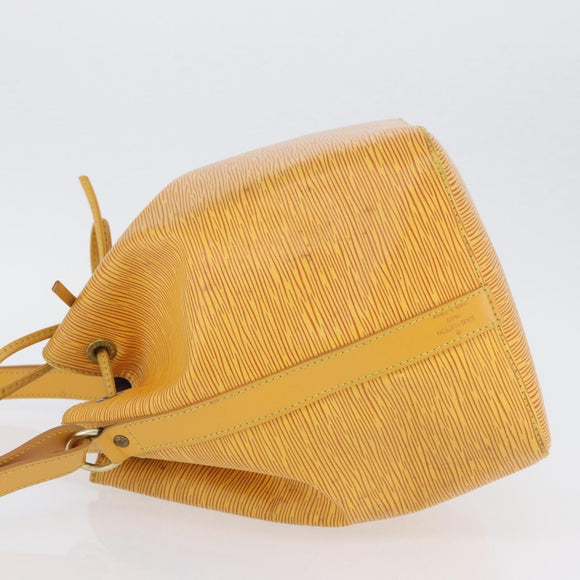 LOUIS VUITTON Epi Petit Noe Shoulder Bag Yellow M44109 LV Auth ka2883