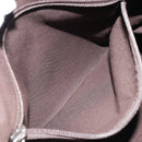 GUCCI GG Canvas Shoulder Bag Beige Silver 145857 Auth ka2886-20