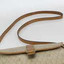 Christian Dior Honeycomb Canvas Shoulder Bag PVC Beige Gold Auth ka2888-8