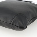 GUCCI Shoulder Bag Leather Black Silver 148476 Auth ka2890-16