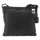 GUCCI Shoulder Bag Leather Black Silver 148476 Auth ka2890-13