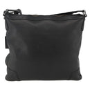 GUCCI Shoulder Bag Leather Black Silver 148476 Auth ka2890-2