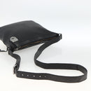 GUCCI Shoulder Bag Leather Black Silver 148476 Auth ka2890-7