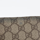 GUCCI GG Supreme Shoulder Bag PVC Beige Silver 92560 Auth ka2891-3