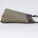GUCCI GG Supreme Shoulder Bag PVC Beige Silver 92560 Auth ka2891-4