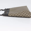 GUCCI GG Supreme Shoulder Bag PVC Beige Silver 92560 Auth ka2891-5