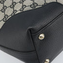 GUCCI GG Canvas Tote Bag Black Gold 272377 Auth ka2892-12