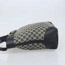 GUCCI GG Canvas Tote Bag Black Gold 272377 Auth ka2892-5