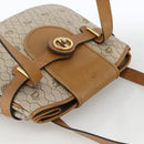 Christian Dior Honeycomb Canvas Shoulder Bag PVC Beige Gold Auth ka2895-6