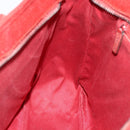 GUCCI GG Canvas Hand Bag Red Silver 113011 Auth ka2899-19