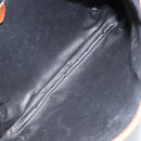 CELINE Tote Bag Leather Black Gold Auth ka290-10