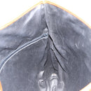 CELINE Tote Bag Leather Black Gold Auth ka290-19