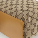 GUCCI GG Canvas Tote Bag Beige Gold 002 1098 2404 Auth ka2901-9