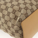 GUCCI GG Canvas Tote Bag Beige Gold 002 1098 2404 Auth ka2901-16