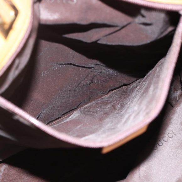 GUCCI GG Canvas Tote Bag Beige Gold 002 1098 2404 Auth ka2901