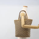 GUCCI GG Canvas Tote Bag Beige Gold 002 1098 2404 Auth ka2901-21
