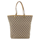 GUCCI GG Canvas Tote Bag Beige Gold 002 1098 2404 Auth ka2901-2