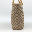 GUCCI GG Canvas Tote Bag Beige Gold 002 1098 2404 Auth ka2901-4