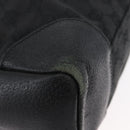 GUCCI GG Canvas Shoulder Bag Black Silver 110054 Auth ka2902-10
