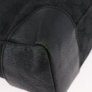 GUCCI GG Canvas Shoulder Bag Black Silver 110054 Auth ka2902-12