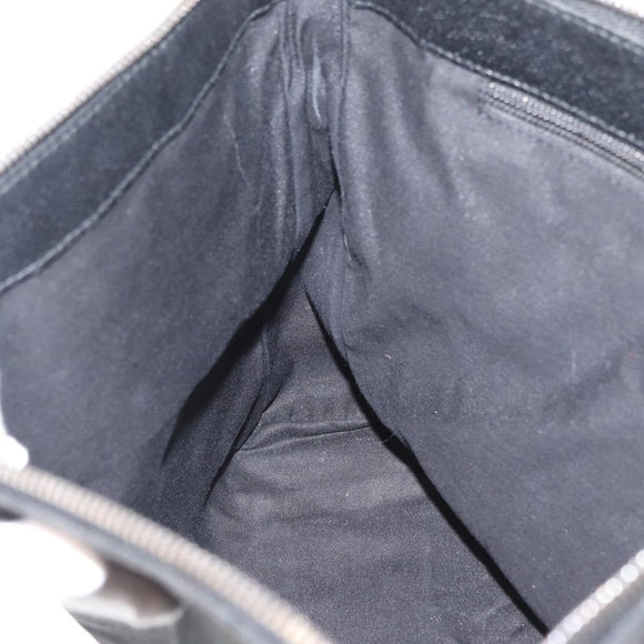 GUCCI GG Canvas Shoulder Bag Black Silver 110054 Auth ka2902