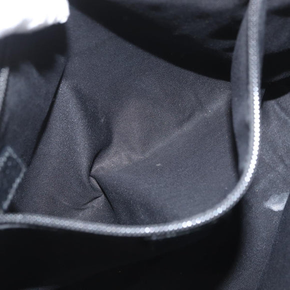 GUCCI GG Canvas Shoulder Bag Black Silver 110054 Auth ka2902