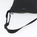 GUCCI GG Canvas Shoulder Bag Black Silver 110054 Auth ka2902-7