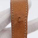 CELINE Macadam Canvas Shoulder Bag PVC Leather Brown Gold Auth ka2908-9