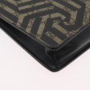 GUCCI GG Caleido Web Sherry Line Bag PVC Beige Silver 429004 Auth ka2910-16