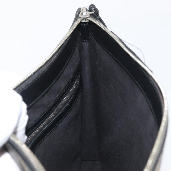 GUCCI GG Caleido Web Sherry Line Bag PVC Beige Silver 429004 Auth ka2910