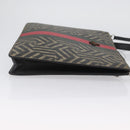 GUCCI GG Caleido Web Sherry Line Bag PVC Beige Silver 429004 Auth ka2910-3