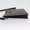 GUCCI GG Caleido Web Sherry Line Bag PVC Beige Silver 429004 Auth ka2910-4