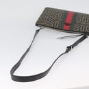 GUCCI GG Caleido Web Sherry Line Bag PVC Beige Silver 429004 Auth ka2910-7