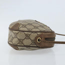 GUCCI GG Supreme Web Sherry Line Bag PVC Beige Gold 89 02 066 Auth ka2912-4