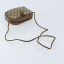 GUCCI GG Supreme Web Sherry Line Bag PVC Beige Gold 89 02 066 Auth ka2912-7