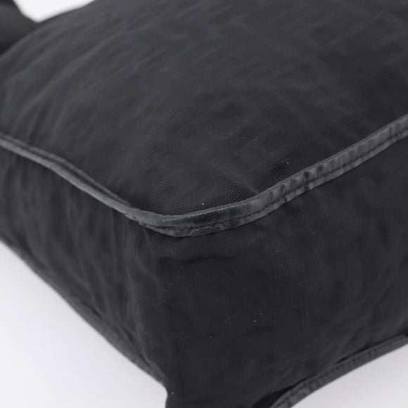 FENDI Zucca Canvas Schultertasche Schwarz Original ka2914