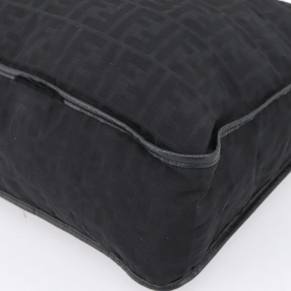 FENDI Zucca Canvas Schultertasche Schwarz Original ka2914