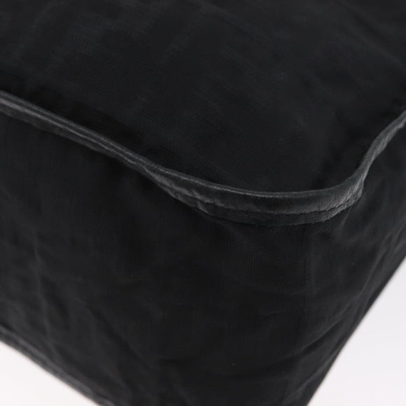 FENDI Zucca Canvas Schultertasche Schwarz Original ka2914