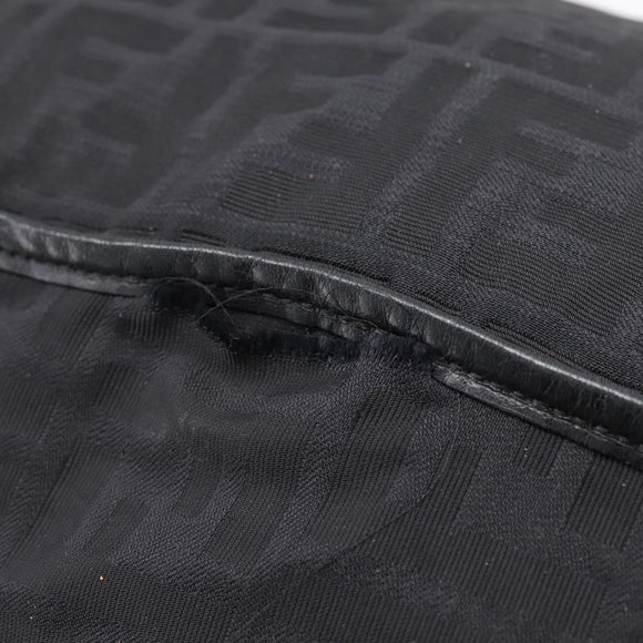 FENDI Zucca Canvas Schultertasche Schwarz Original ka2914