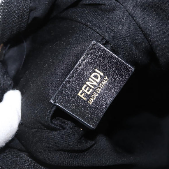 FENDI Zucca Canvas Schultertasche Schwarz Original ka2914