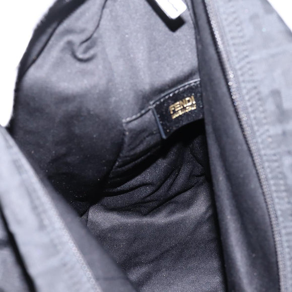 FENDI Zucca Canvas Schultertasche Schwarz Original ka2914