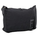 FENDI Zucca Canvas Schultertasche Schwarz Original ka2914-1