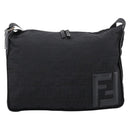 FENDI Zucca Canvas Schultertasche Schwarz Original ka2914-13