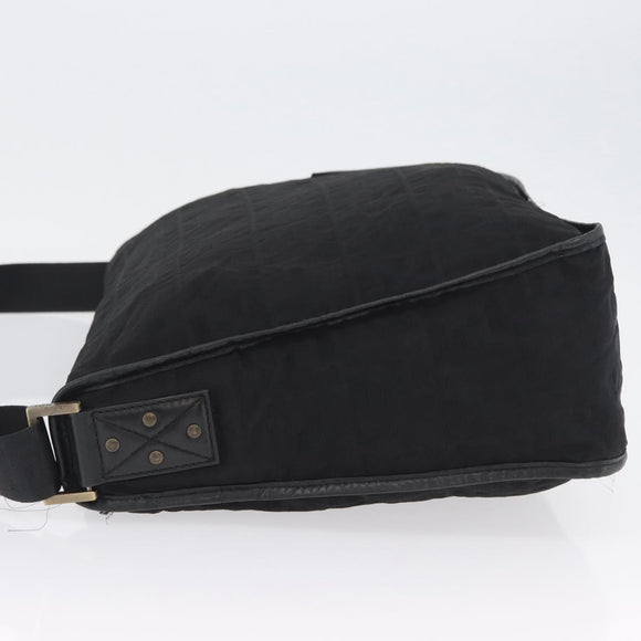 FENDI Zucca Canvas Schultertasche Schwarz Original ka2914
