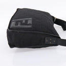 FENDI Zucca Canvas Schultertasche Schwarz Original ka2914-4