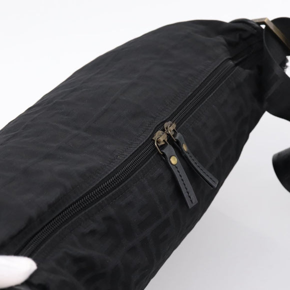 FENDI Zucca Canvas Schultertasche Schwarz Original ka2914