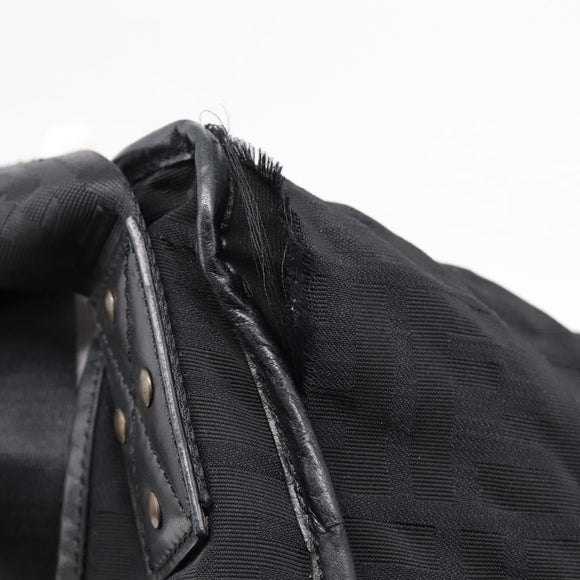 FENDI Zucca Canvas Schultertasche Schwarz Original ka2914