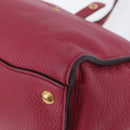 PRADA Hand Bag Leather 2way Pink Gold Auth ka2915-18