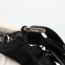 PRADA Shoulder Bag Nylon Black Silver Auth ka2916-18