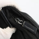 PRADA Shoulder Bag Nylon Black Silver Auth ka2916-10